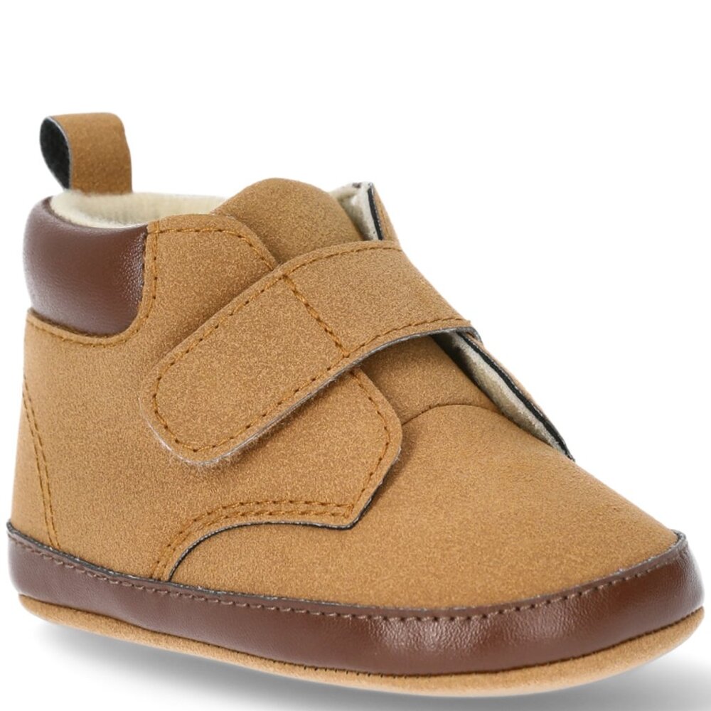 Carter's Child of Mine Baby Boy Faux Suede Worker Boots Tan NWT 3 6M